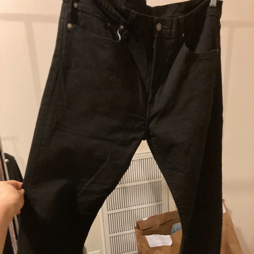 LEVI'S MENS BLACK JEANS